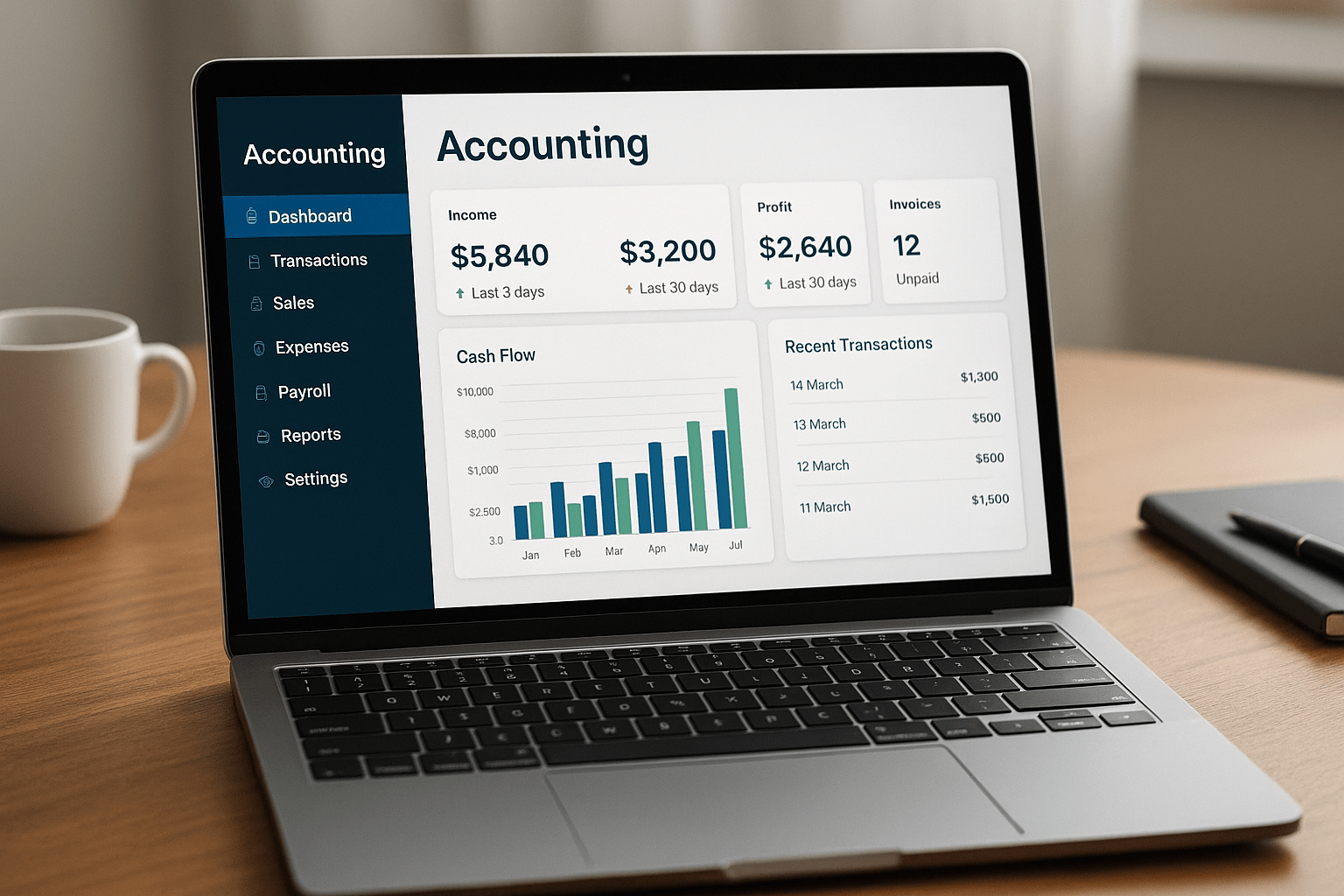 نرم‌افزار مدیریت حسابداری